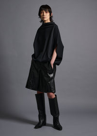 boatneck top, black, cogthebigsmoke, one size fits all, sustainable fashion, less is more, made in Japan, quiet luxury, minimalist