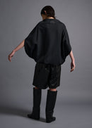 boatneck top, black, cogthebigsmoke, one size fits all, sustainable fashion, less is more, made in Japan, quiet luxury, minimalist