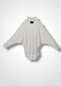 10 NAIA BOTTLE NECK TOP / SUPER LIGHT COTTON JERSEY - C14
