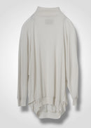 10 NAIA BOTTLE NECK TOP / SUPER LIGHT COTTON JERSEY - C14