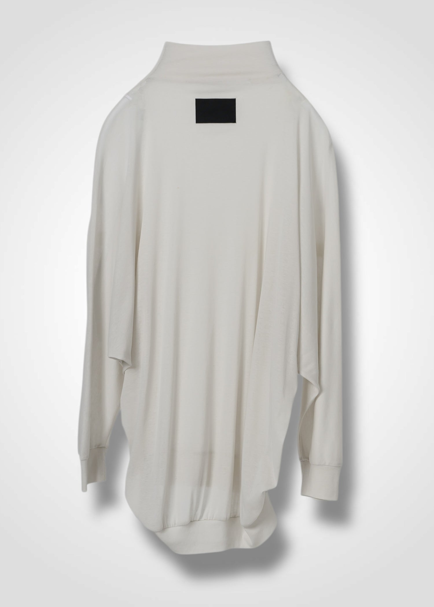 10 NAIA BOTTLE NECK TOP / SUPER LIGHT COTTON JERSEY - C14