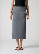 pencil skirt, charcoal, cogthebigsmoke, one size fits all, sustainable fashion, less is more, made in Japan, quiet luxury, minimalist