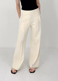 12 GALAXY SEMI-WIDE TROUSERS / STRETCH DOUBLE JERSEY - C10