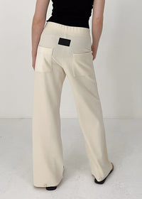 12 GALAXY SEMI-WIDE TROUSERS / STRETCH DOUBLE JERSEY - C10