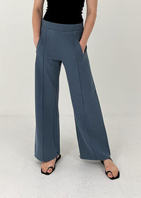 12 GALAXY SEMI-WIDE TROUSERS / STRETCH DOUBLE JERSEY - C10