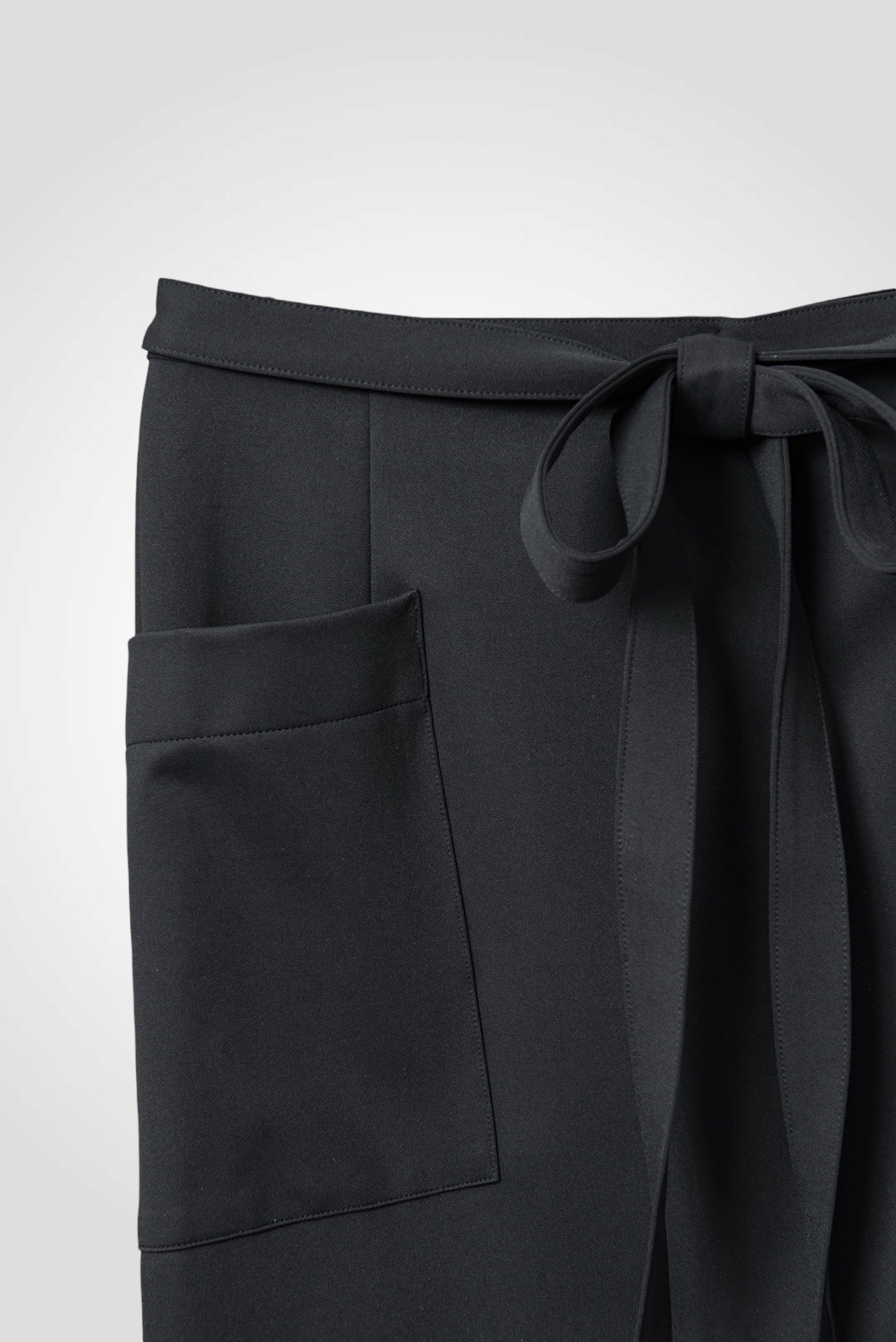 12 MIRANDA WRAP SKIRT / DOUBLE FACE SUITING - C13