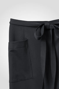 12 MIRANDA WRAP SKIRT / DOUBLE FACE SUITING - C13