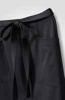 12 MIRANDA WRAP SKIRT / DOUBLE FACE SUITING - C13