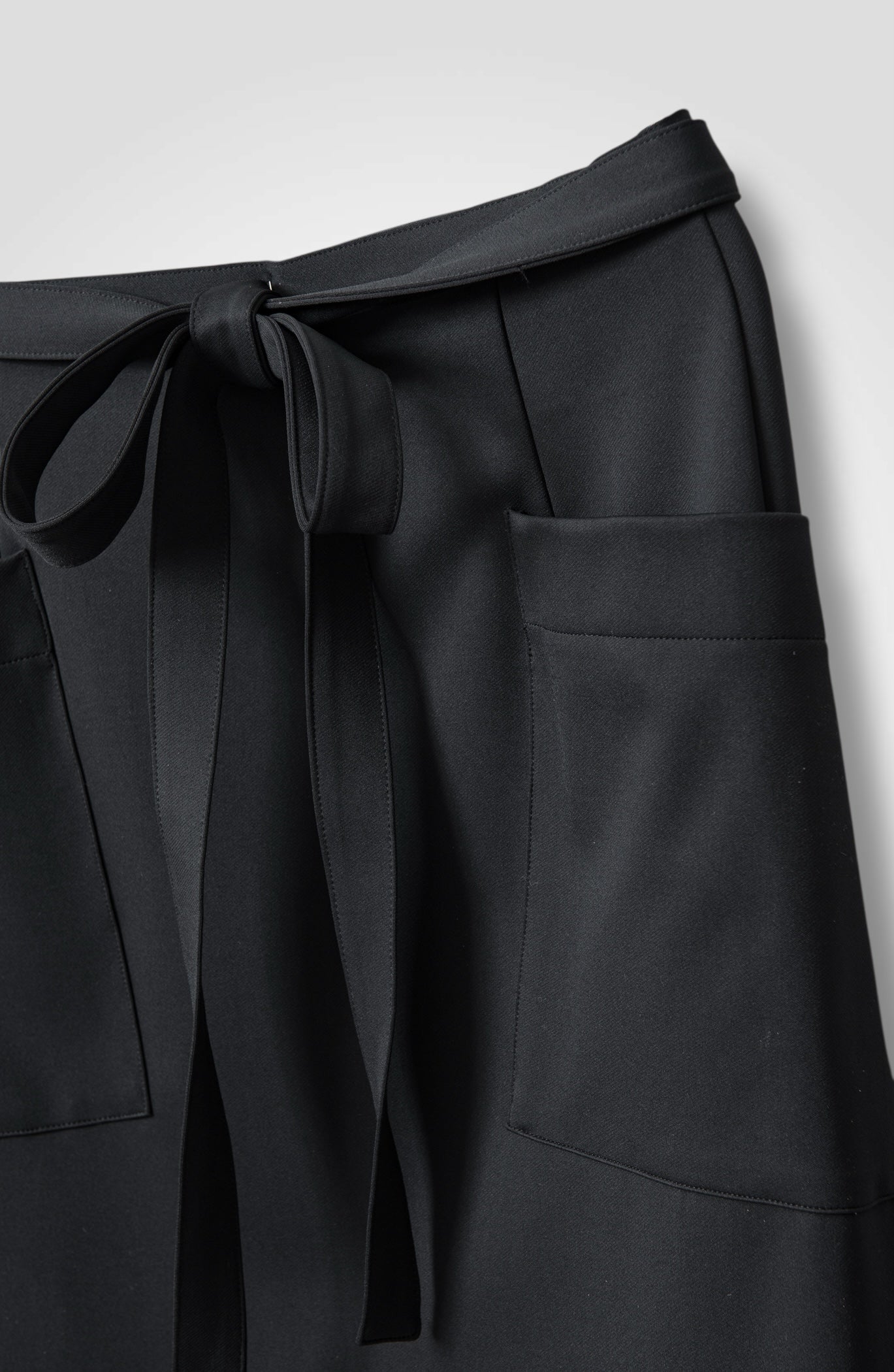 12 MIRANDA WRAP SKIRT / DOUBLE FACE SUITING - C13