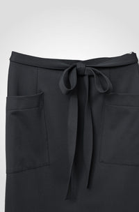 12 MIRANDA WRAP SKIRT / DOUBLE FACE SUITING - C13