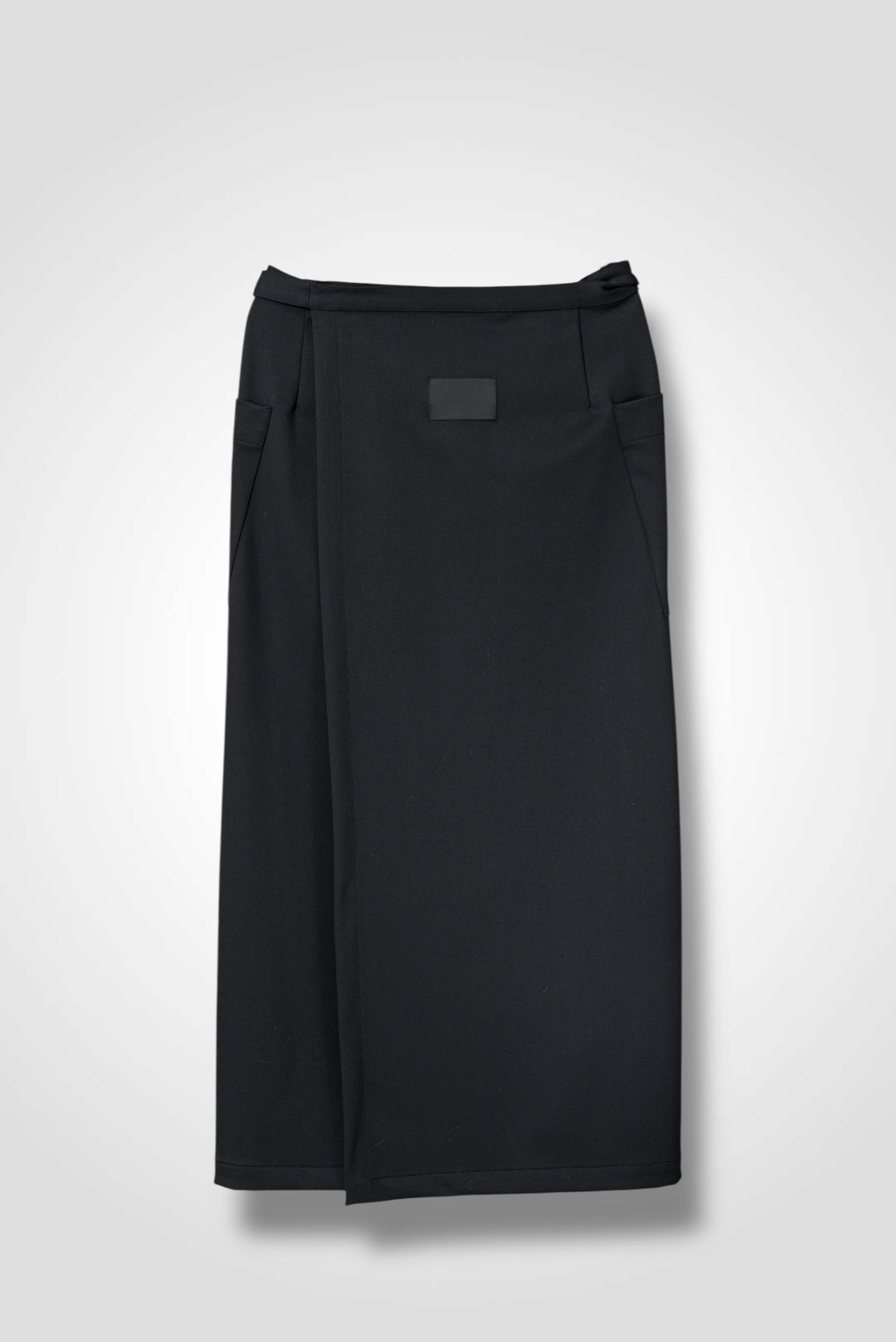 12 MIRANDA WRAP SKIRT / DOUBLE FACE SUITING - C13
