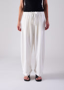 12 NIRVANA TUCKED HEM TROUSERS / OPAQUE TWILL - C14