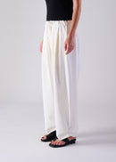 12 NIRVANA TUCKED HEM TROUSERS / OPAQUE TWILL - C14