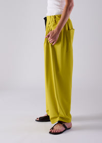 12 NIRVANA TUCKED HEM TROUSERS / OPAQUE TWILL - C14