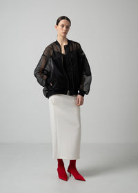 13 IRENE MA-1 / SHEER DOUBLE KNIT - C15