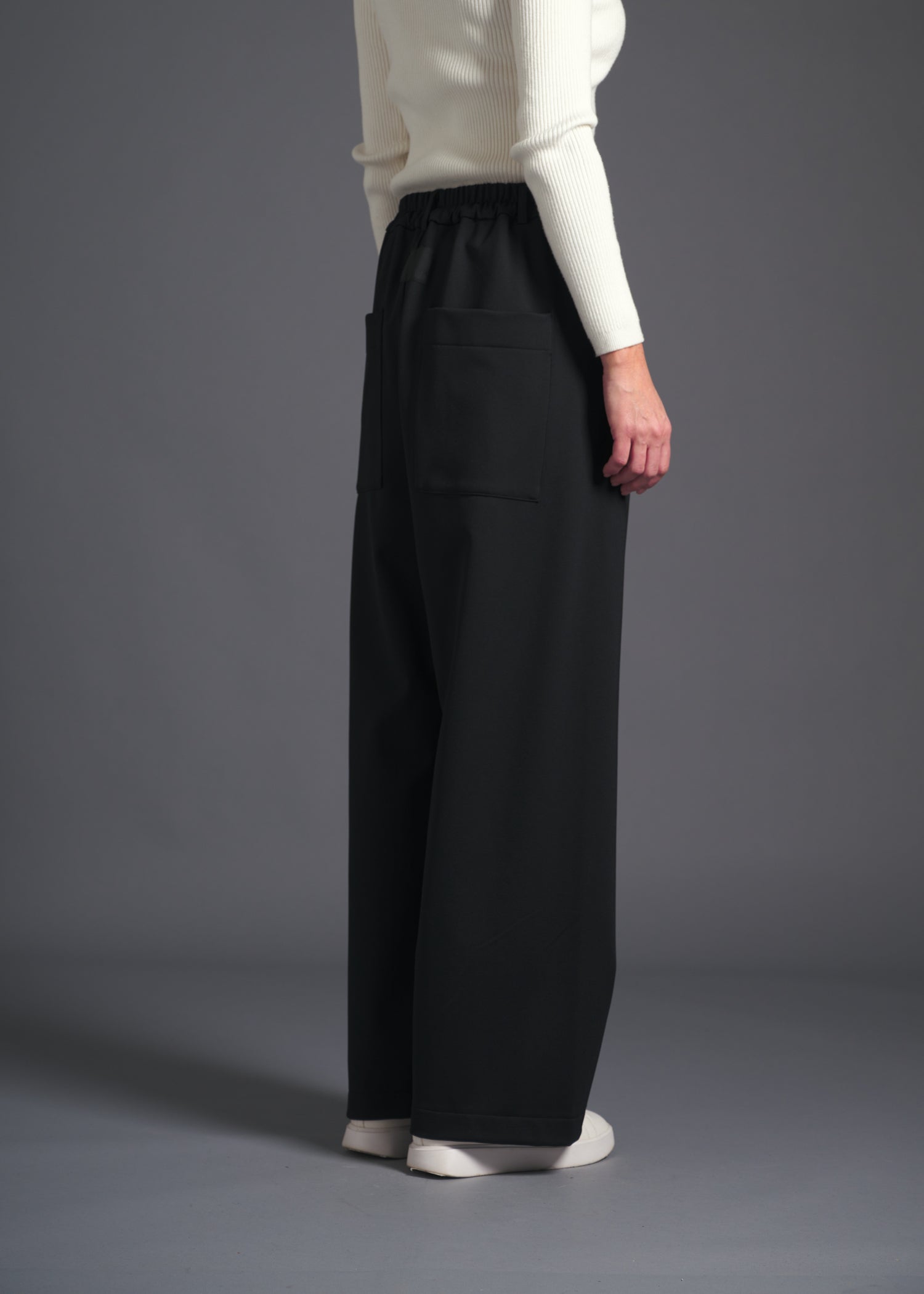 13 LUCY BAGGY TROUSERS / DOUBLE FACE SUITING - C13