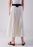 13 NESSA ACCORDION PLEATED SKIRT / OPAQUE TWILL - C14