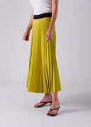 13 NESSA ACCORDION PLEATED SKIRT / OPAQUE TWILL - C14