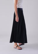 13 NESSA ACCORDION PLEATED SKIRT / OPAQUE TWILL - C14