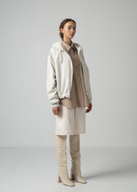 15 OLIVETTE ZIP UP HOODIE / ECO COTTON TERRY - C15