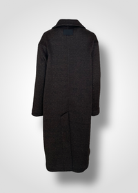 IMAN DOUBLE-BREAST COAT / HERRINGBONE FLEECE - C9