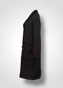 IMAN DOUBLE-BREAST COAT / HERRINGBONE FLEECE - C9