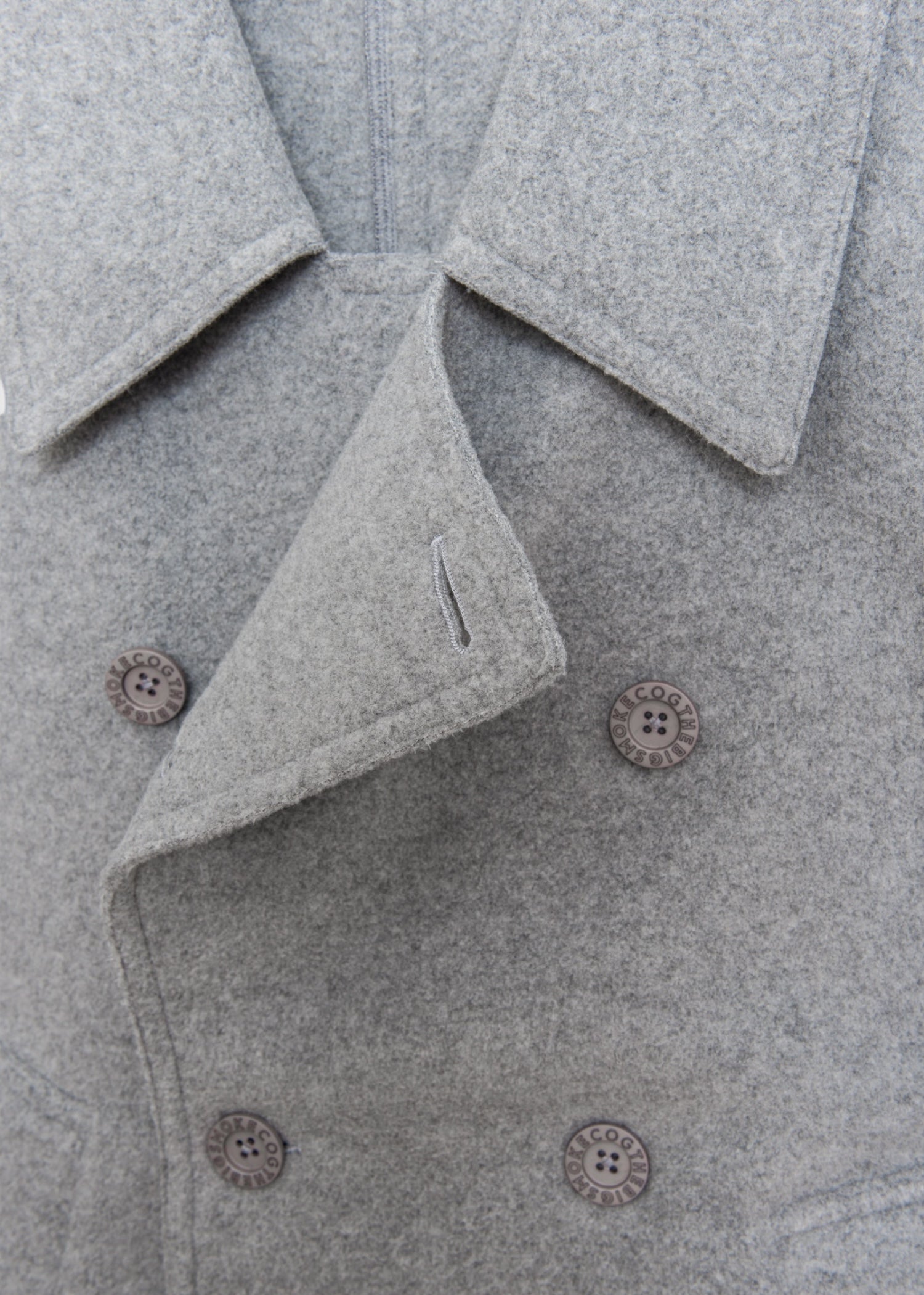 16 MARIE OVERSIZED COAT / WOOL MIX SHAGGY DOUBLE FACE - C13