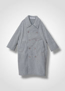 16 MARIE OVERSIZED COAT / WOOL MIX SHAGGY DOUBLE FACE - C13