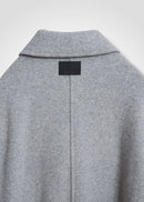 16 MARIE OVERSIZED COAT / WOOL MIX SHAGGY DOUBLE FACE - C13