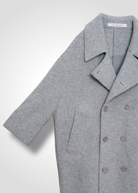 16 MARIE OVERSIZED COAT / WOOL MIX SHAGGY DOUBLE FACE - C13