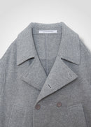 16 MARIE OVERSIZED COAT / WOOL MIX SHAGGY DOUBLE FACE - C13