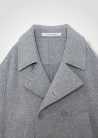 16 MARIE OVERSIZED COAT / WOOL MIX SHAGGY DOUBLE FACE - C13