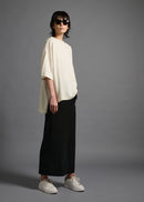 Oversized T-shirt crew neck, milk, cogthebigsmoke, one size fits all, sustainable fashion, less is more, made in Japan, quiet luxury, minimalist