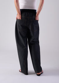 17 NOEL BARREL TROUSERS / HYPER DENIM JERSEY - C14