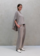 BELLA JUMPSUIT / SUPER100 WOOL JERSEY - C9