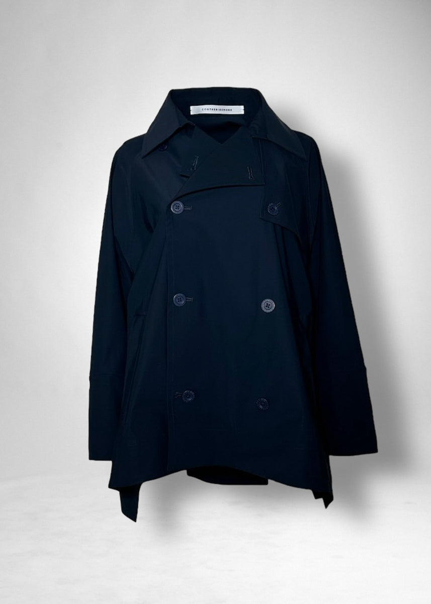 18 KIMBERLY PENTAGON TRENCH / COMPACT SATIN TRICOT - C11