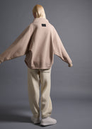 Bottle-neck sweatshirt, chai, cogthebigsmoke, one size fits all, sustainable fashion, less is more, made in Japan, quiet luxury, minimalist