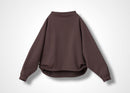 18 MELINA BOTTLE NECK SWEATSHIRT / HEAVY FRENCH TERRY - C13