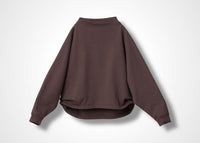 18 MELINA BOTTLE NECK SWEATSHIRT / HEAVY FRENCH TERRY - C13