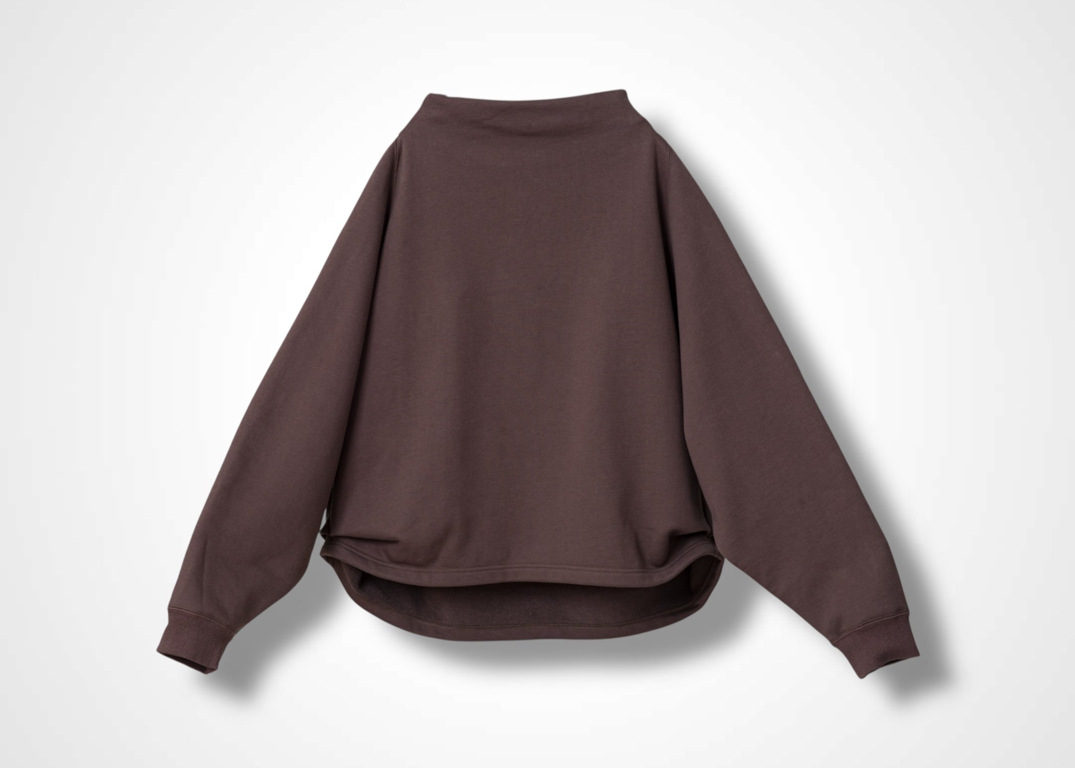 18 MELINA BOTTLE NECK SWEATSHIRT / HEAVY FRENCH TERRY - C13