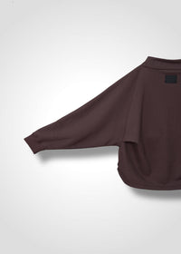 18 MELINA BOTTLE NECK SWEATSHIRT / HEAVY FRENCH TERRY - C13