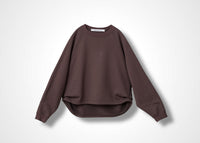 19 KAYA TUCKED HEM TOP / HEAVY FRENCH TERRY - C13