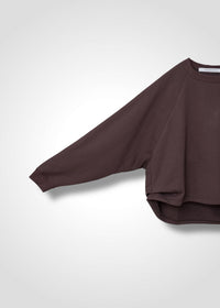 19 KAYA TUCKED HEM TOP / HEAVY FRENCH TERRY - C13