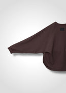 19 KAYA TUCKED HEM TOP / HEAVY FRENCH TERRY - C13