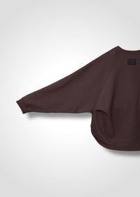 19 KAYA TUCKED HEM TOP / HEAVY FRENCH TERRY - C13