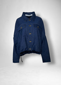 19 KIARA JEAN JACKET / VINTGE DENIM JERSEY - C11