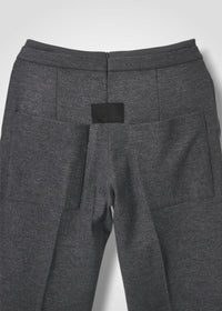 19 ORION WIDE-LEG TROUSERS / SUPER120S PURE WOOL SPONGY JERSEY - C15