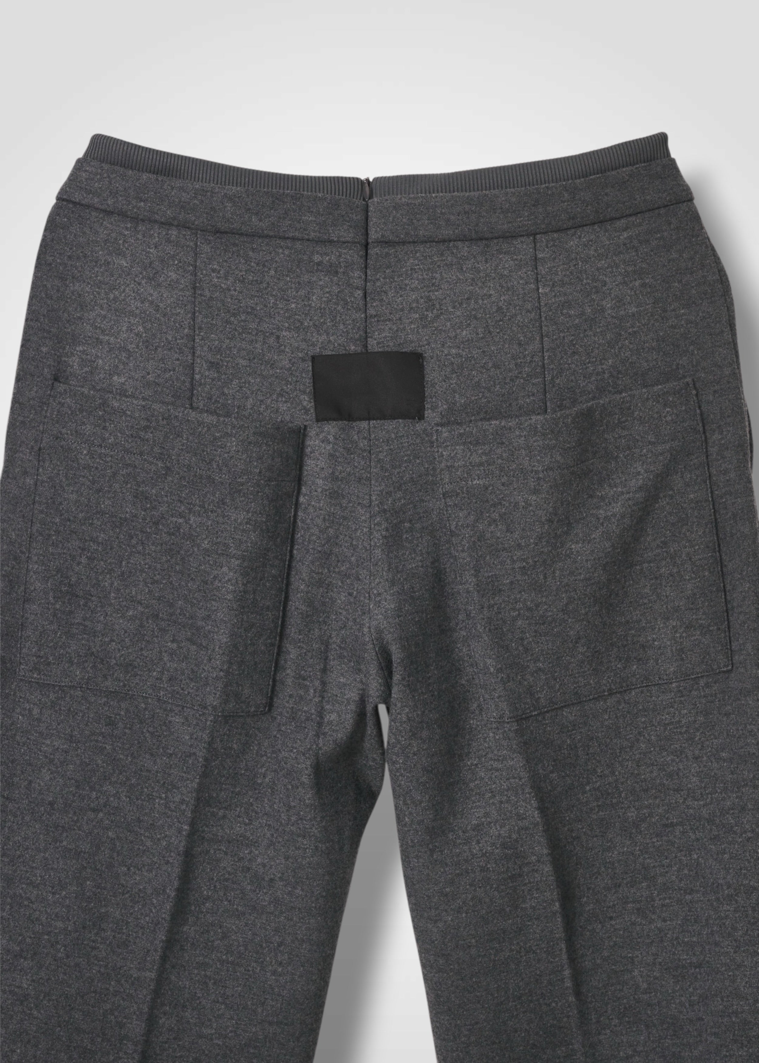 19 ORION WIDE-LEG TROUSERS / SUPER120S PURE WOOL SPONGY JERSEY - C15