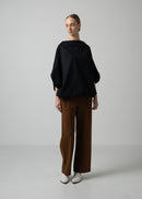 BELLE TOP / SUPER120S PURE WOOL SPONGY JERSEY - ONLINE STORE EXCLUSIVE