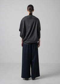 BELLE TOP / SUPER120S PURE WOOL SPONGY JERSEY - ONLINE STORE EXCLUSIVE